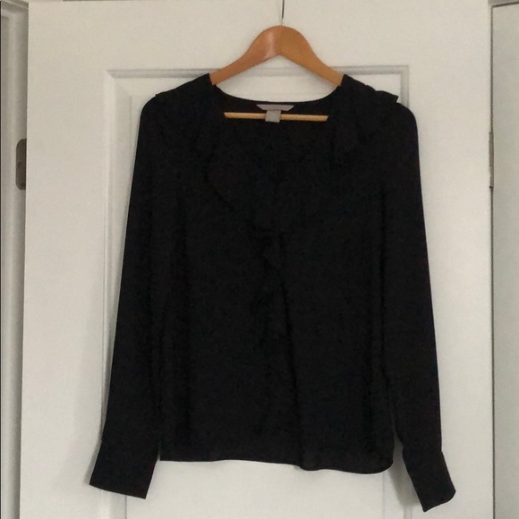 H&M Long Sleeve Ruffle Top - Picture 3 of 4